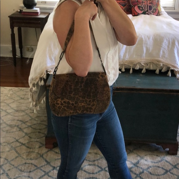 Stuart Weitzman animal print purse - Picture 4 of 16